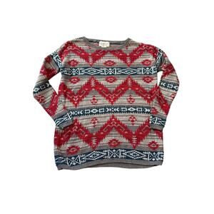 Denim & Supply Ralph Lauren Women's Sweater;  XS; 3/4 sleeves; Vintage Pattern